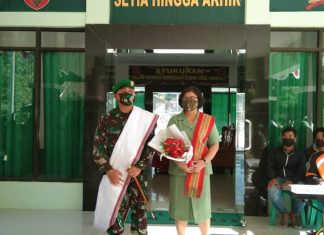 Kodim 1428/Mamasa Sambut Gembira Komandan Letkol Stevi Palapa