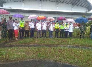 Otorita Bandara Wilayah V Sulawesi Tinjau Bandara Sumarorong