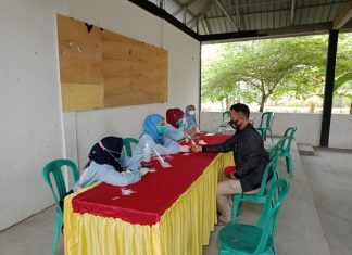 KPU Pasangkayu Rapid Test Anggota KPPS