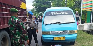 Polsek Pamboang Tindak Pelanggar Prokes