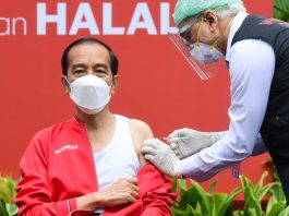 Presiden Jokowi Terima Suntikan Kedua Dosis Vaksin Covid-19
