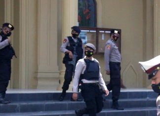Pekan ini Polres Mamasa Rutin Patroli di Gereja dan Area Publik