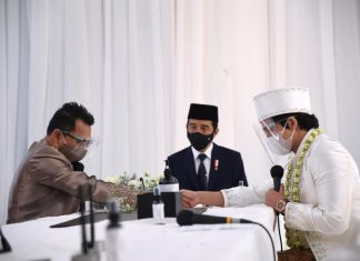 Jokowi dan Prabowo Jadi Saksi dalam Pernikahan Aurel dan Atta