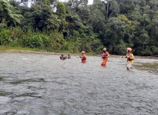 Hujan Deras Memaksa Tim Pencari Korban Mundur dari TKP di Messawa
