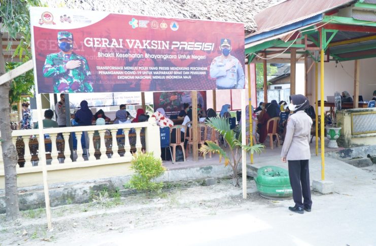 Polres Majene Dirikan Posko Gerai Vaksin Presisi