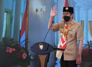 Presiden: Pramuka Harus Jadi Pelopor Disiplin Protokol Kesehatan