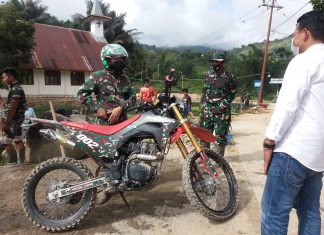 Road Show ke Desa Banea, Dandim 1428/Mamasa Tarik Gas