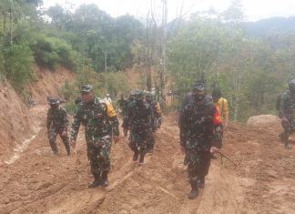 Utusan Cilangkap Tiba di Lokasi TMMD 112, Mamasa