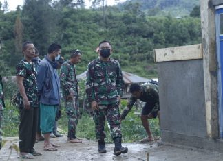 Komandan Menjejak Tanah Banea, Dandim 1428/Mamasa Pantau Lokasi Pra TMMD ke-112