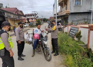 Tegakkan Prokes, Polsek Mamasa Akan Rutin Lakukan Operasi Yustisi