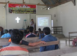 Giat Sosial TMMD ke-112 di Banea: Sosialisasi dan Penyuluhan Narkoba/HIV