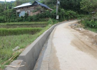Banea Mengilap, Talud TMMD Mulus