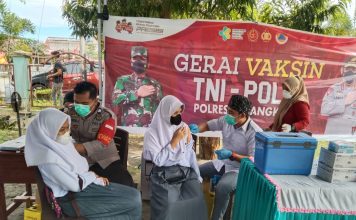Polres Pasangkayu Sasar Anak Sekolah Untuk Kegiatan Vaksinasi