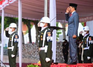 Presiden Jokowi Pimpin Upacara Hari Kesaktian Pancasila 2021