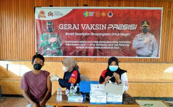 Dukung Percepatan Vaksinasi, Polres Pasangkayu Tak Henti Hentinya Gelar Vaksinasi Massal