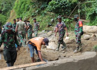 Kunjungan Keempat Sang Komandan di Lokasi TMMD Mamasa