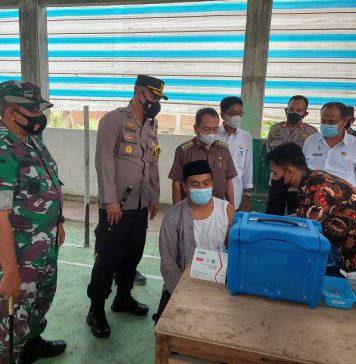 Forkopimda Pasangkayu Pantau Pelaksanaan Vaksinasi Covid-19