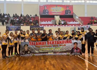 Tim Bola Voli Putri Sulbar Masuk 16 Besar Turnamen Kapolri Cup 2023