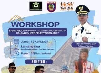 Pj Bupati Mamasa Dr. Zain Tekankan Persatuan dalam Acara Workshop Pariwisata, Ekonomi Kreatif dan Pelestarian Adat
