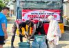Polres Mamuju Tengah Salurkan Air Bersih untuk Warga yang Terdampak Kekeringan