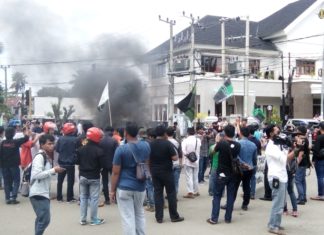 Demo Turunan HMI, Tanda Tak Puas