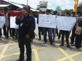 Pers dan Lembaga Ekstra Kampus di Mamuju dan Mamasa Turun ke Jalan