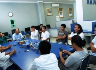 Manfaatkan Masa Tenang, SDK Silaturrahmi ke Kantor Media