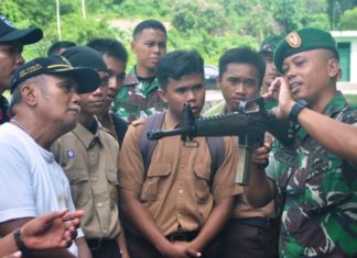 Insan Media Uji Nyali dalam Outbound Korem 142 Tatag