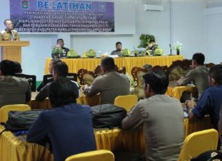 Satpol PP-Damkar Mamuju Latihan Intelijen