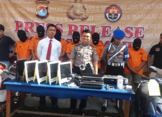 Polres Mamuju Tangkap Pencuri Motor dan Hiasan