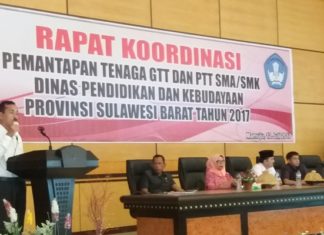 Diknasbud Sulbar Gelar Rakor Bersama Kasek SMK dan SMA