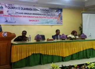 Diknasbud Sulbar Gelar Olimpiade Olahraga Siswa Nasional