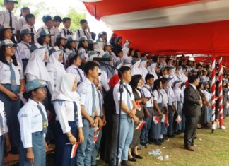 Diknasbud Sulbar Sambut Meriah HUT RI ke-72