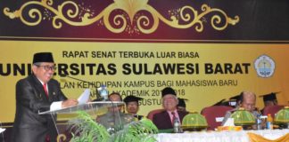 ABM Hadiri Rapat Senat Terbuka Luar Biasa Unsulbar