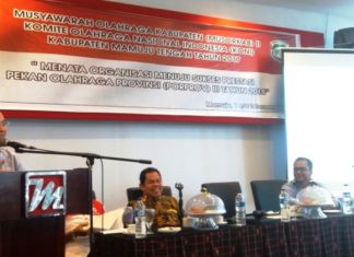 Arwan Aras Ketua KONI Mateng, Terpilih Secara Aklamasi