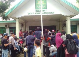 Mahasiswa IAI DDI Tuntut Wakil Rektor II Mundur