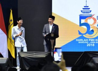 Di Harlah PMII ke-58, Jokowi: Optimistis Hadapi Tantangan Menjadi Negara Besar