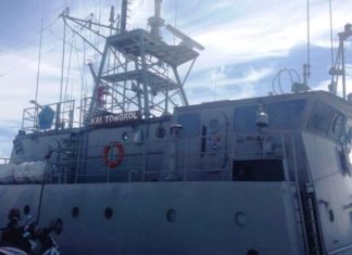 ‘Jangkar Laut’ KRI Tongkol 813 Jaga Perairan di Selat Menantang