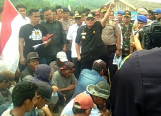 Peresmian Perusahaan Sawit Baru di Mamuju Tengah Didemo Massa