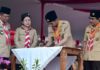 Presiden Hadiri Upacara Peringatan Hari Pramuka ke-57 di Cibubur
