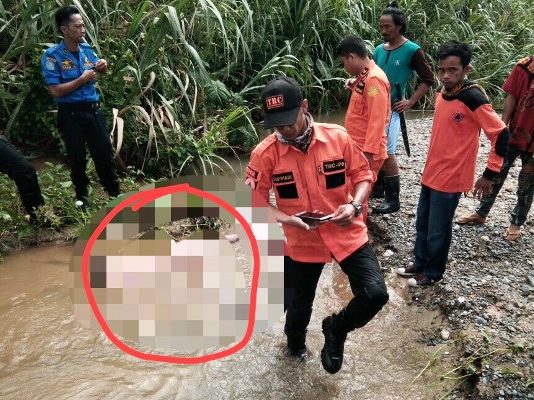 Terseret Arus Sungai Sanjango, Mayat Marjono Ditemukan