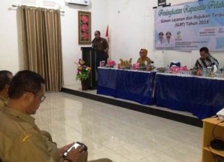 Dinsos Mateng Selenggarakan Pelatihan Peningkatan Kapasitas Pelaksanaan SLRT