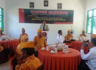 Korem 142 Tatag Gelar Coffee Morning