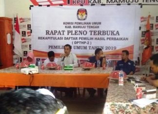 KPU Mateng Tetapkan DPTHP-2 Pemilu 2019