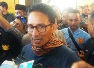 Elit Partai Gerindra Sandiaga Salahuddin Uno Hadir di Hotel Matos Mamuju