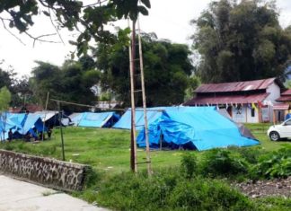 Sebagian Warga di Mamasa Tinggalkan Tenda Pengungsian