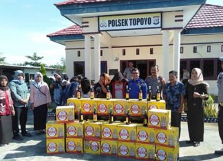 35 Dos Miras Bir ANKER dan 3 Ladies Diamankan di Polsek Topoyo