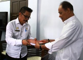 Sertijab dan Pisah Sambut Kepala Diskominfosandi Mamuju
