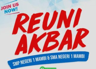 Reuni Akbar SMPN 1 dan SMAN 1 Mambi Pada Juni 2019