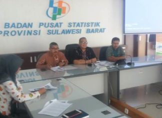 BPS Sulbar: Februari 2019 Mamuju Deflasi 0,37 Persen